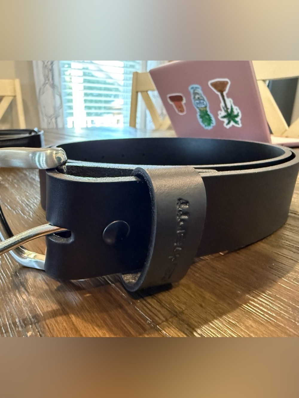 Carhartt Black Leather Belt - size 40